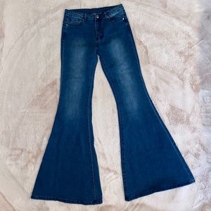 Wide Leg Dark Wash Jeans